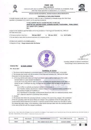 FDCA-LICENCE-WELLONA-PHARMA